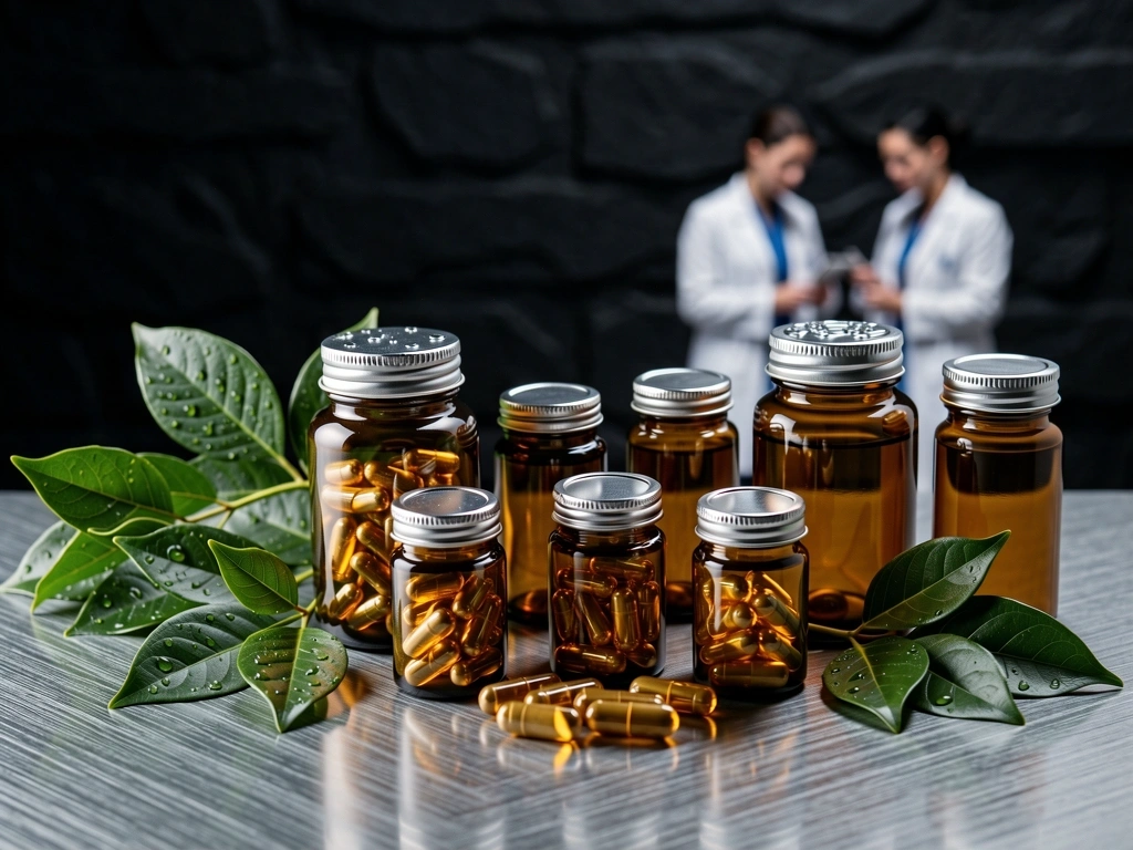Premium amber glass storage